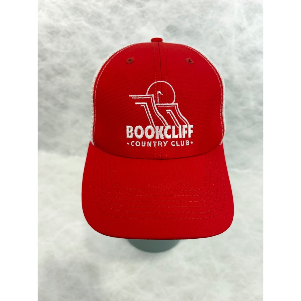 Imperial Bookcliff Country Club Trucker Hat Red White Snapback Cap X210SM
